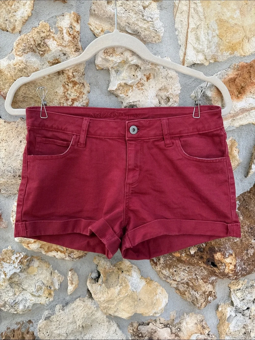 Arizona jeans shorts cuffed denim